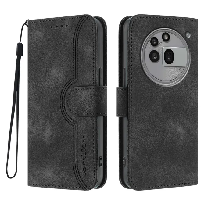 Housse Nothing Phone (3a) Pro Simili Cuir Sangle Porte-Cartes 4