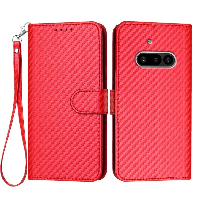 Housse Nothing Phone (3a) Simili Cuir Sangle Porte-Cartes 4