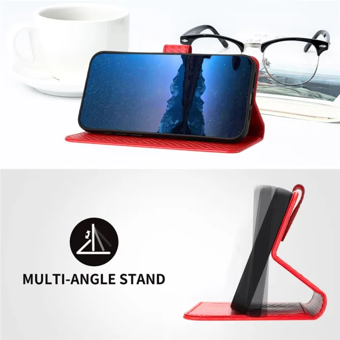 Housse Nothing Phone (3a) Simili Cuir Sangle Porte-Cartes 4