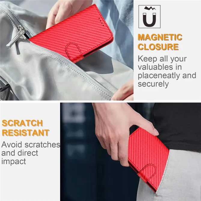 Housse Nothing Phone (3a) Simili Cuir Sangle Porte-Cartes 4