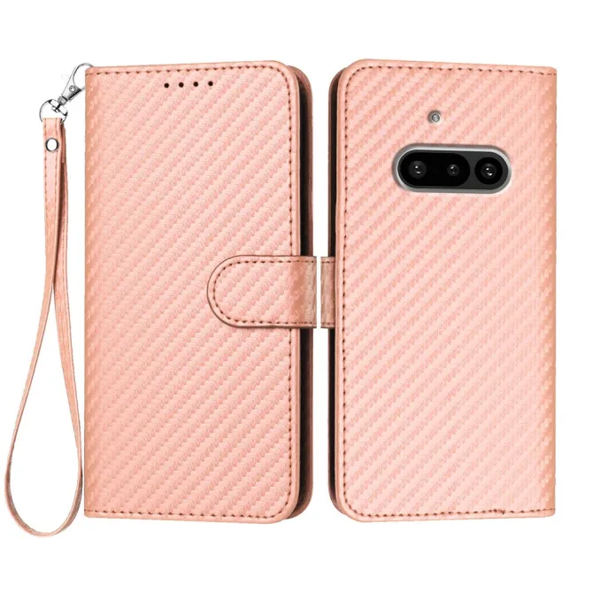 Housse Nothing Phone (3a) Simili Cuir Sangle Porte-Cartes 4