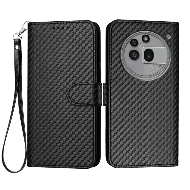 Housse Nothing Phone (3a) Pro Simili Cuir Sangle Porte-Cartes 5