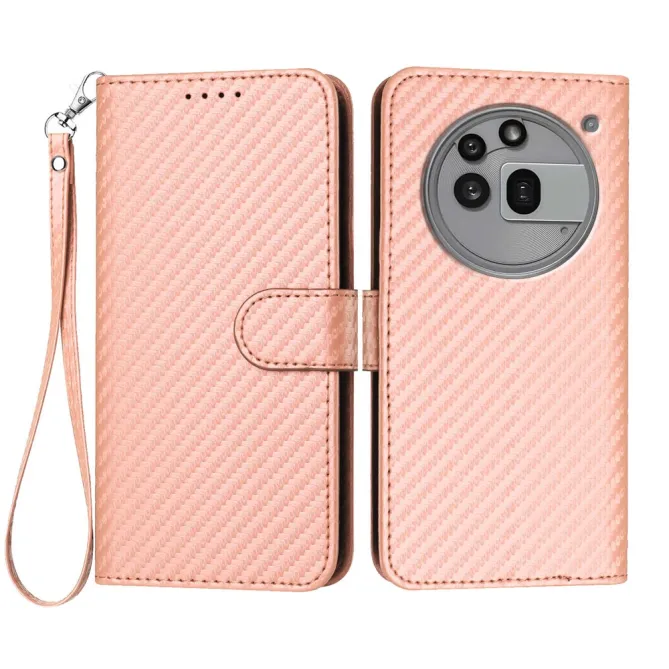 Housse Nothing Phone (3a) Pro Simili Cuir Sangle Porte-Cartes 5