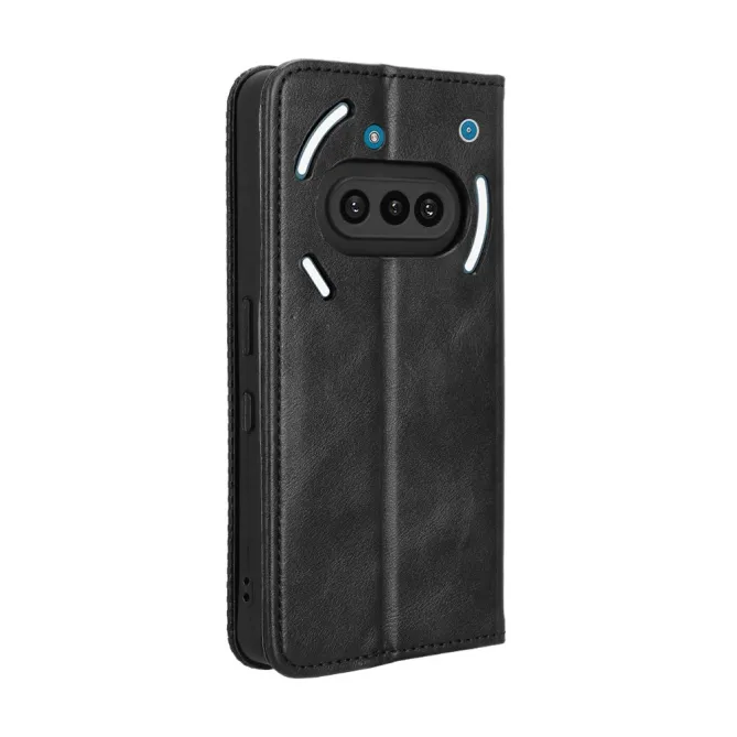 Housse Nothing Phone (3a) Simili Cuir Porte-Cartes Rétro