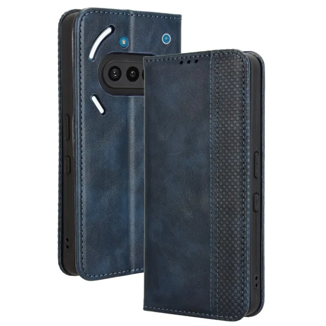 Housse Nothing Phone (3a) Simili Cuir Porte-Cartes Rétro