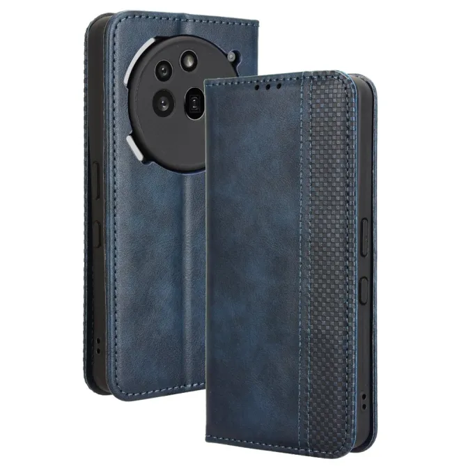 Housse Nothing Phone (3a) Pro Simili Cuir Porte-Cartes Rétro