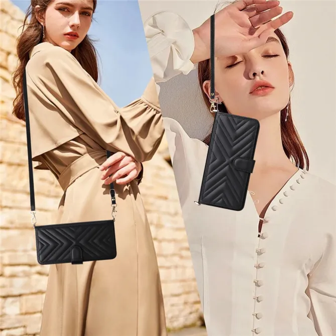 Housse Nothing Phone (3a) Simili Cuir Sangle Porte-Cartes 5