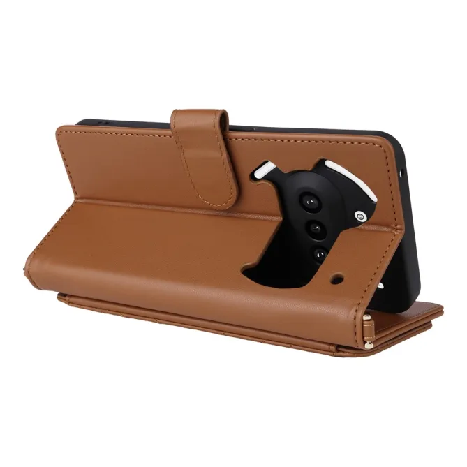 Housse Nothing Phone (3a) Simili Cuir Sangle Porte-Cartes 5