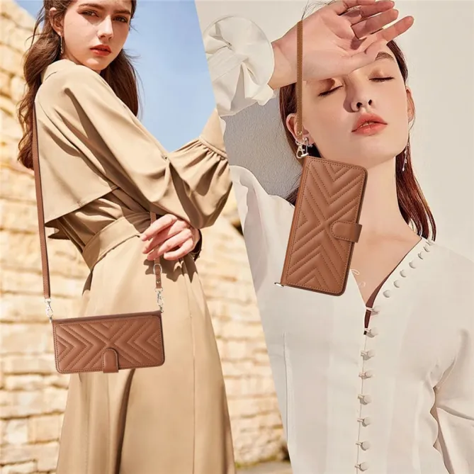 Housse Nothing Phone (3a) Simili Cuir Sangle Porte-Cartes 5