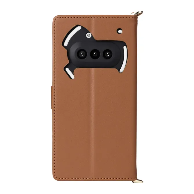 Housse Nothing Phone (3a) Simili Cuir Sangle Porte-Cartes 5