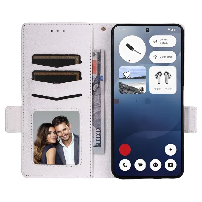 Coque Nothing Phone (3a) Simili Cuir Protection 10