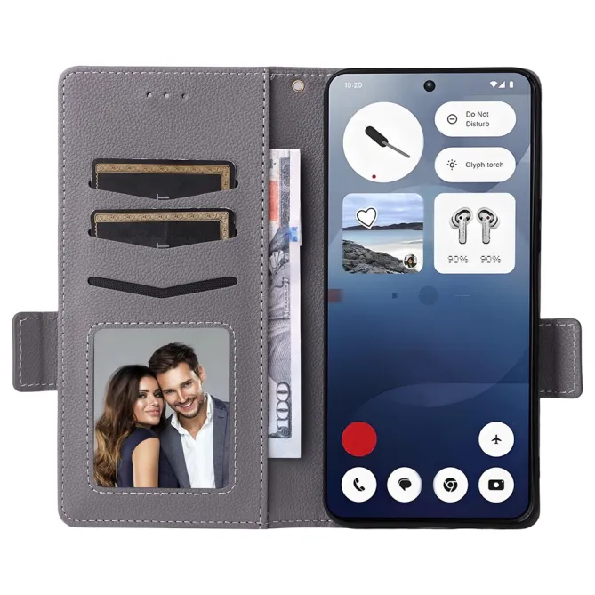 Coque Nothing Phone (3a) Simili Cuir Protection 10