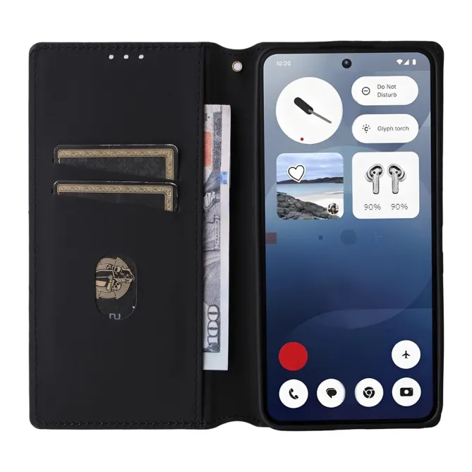 Coque Nothing Phone (3a) Simili Cuir Protection 12