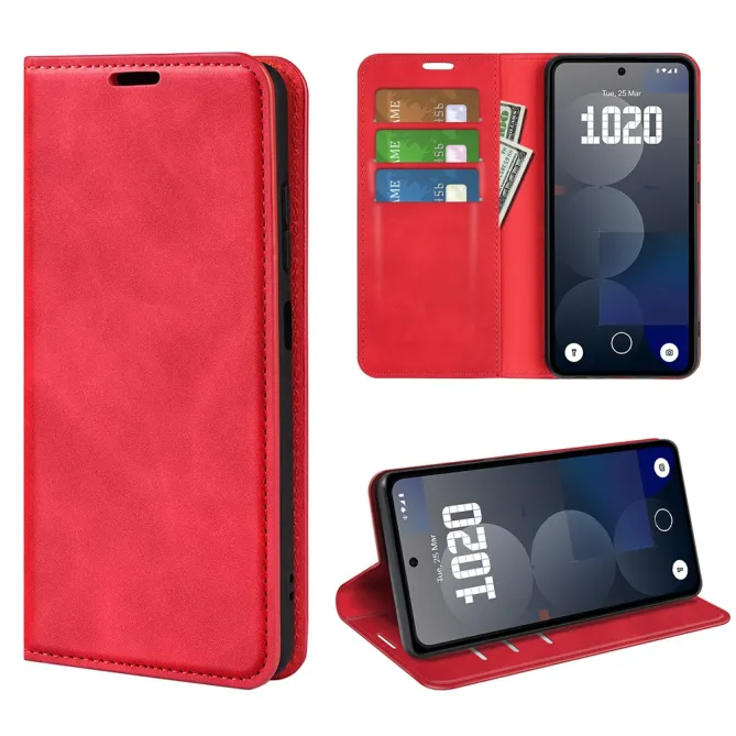 Coque Nothing Phone (3a) Pro Simili Cuir Protection 12