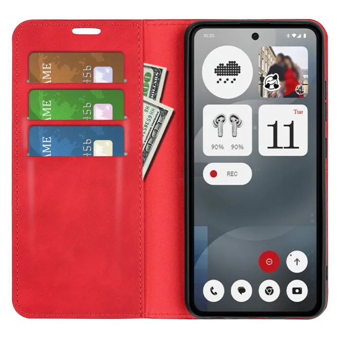 Coque Nothing Phone (3a) Simili Cuir Protection 13