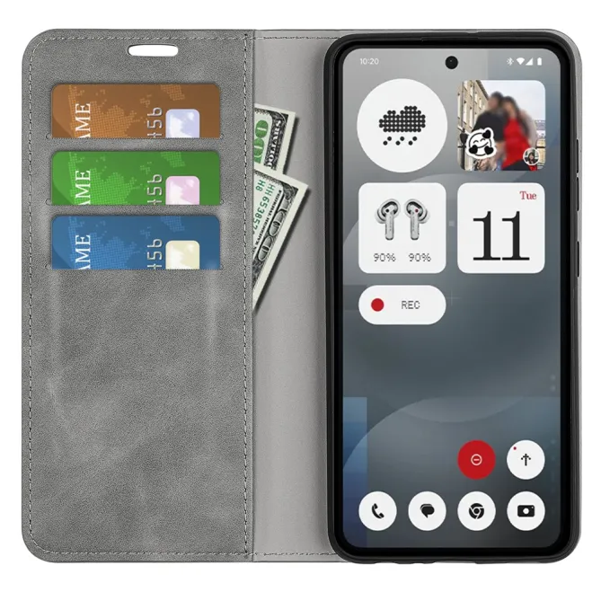 Coque Nothing Phone (3a) Simili Cuir Protection 13