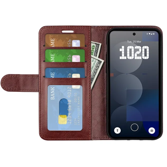 Coque Nothing Phone (3a) Pro Simili Cuir Protection 14