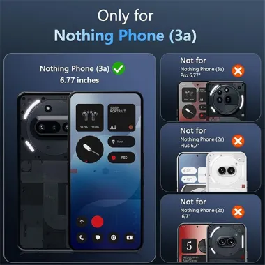 Coque Nothing Phone (3a) TPU Transparent Antichoc Protection 2