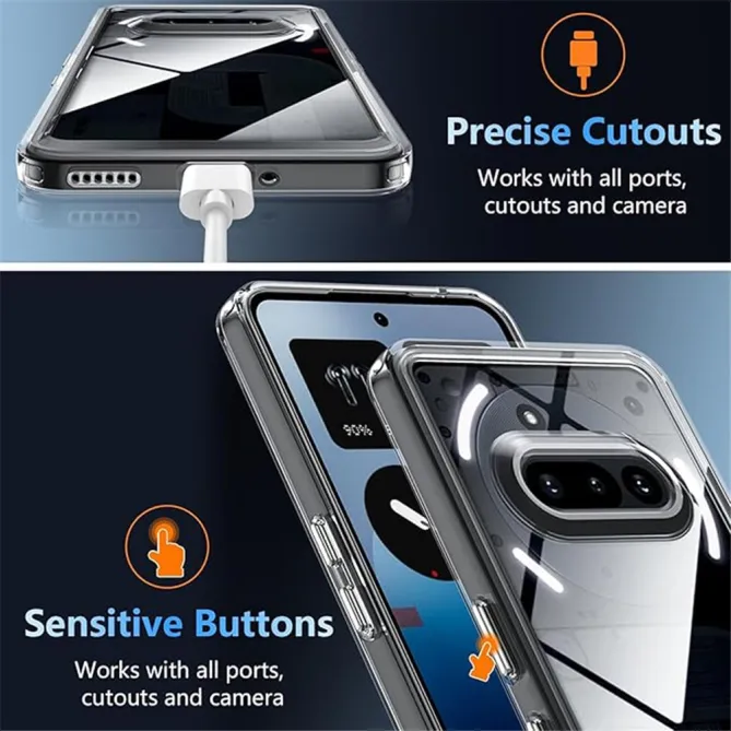 Coque Nothing Phone (3a) TPU Transparent Antichoc Protection 2