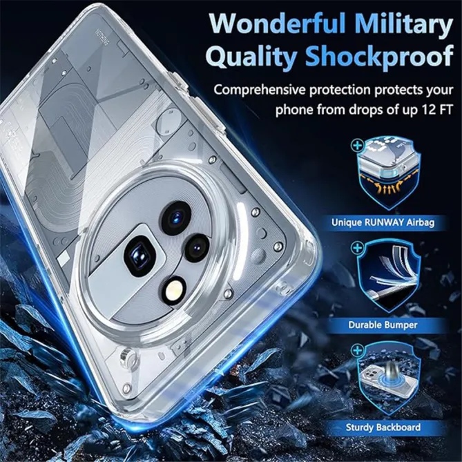 Coque Nothing Phone (3a) Pro TPU Transparent Antichoc Protection 2