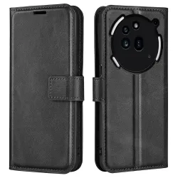 Coque Nothing Phone (3a) Pro Simili Cuir Béquille Protection 2