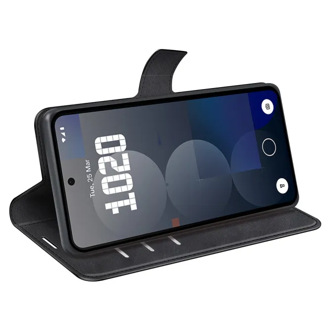 Coque Nothing Phone (3a) Pro Simili Cuir Béquille Protection 2