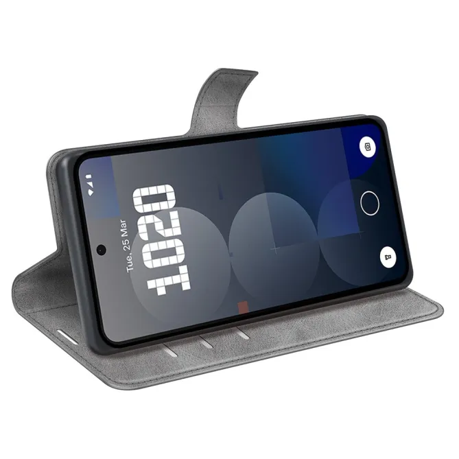 Coque Nothing Phone (3a) Pro Simili Cuir Béquille Protection 2