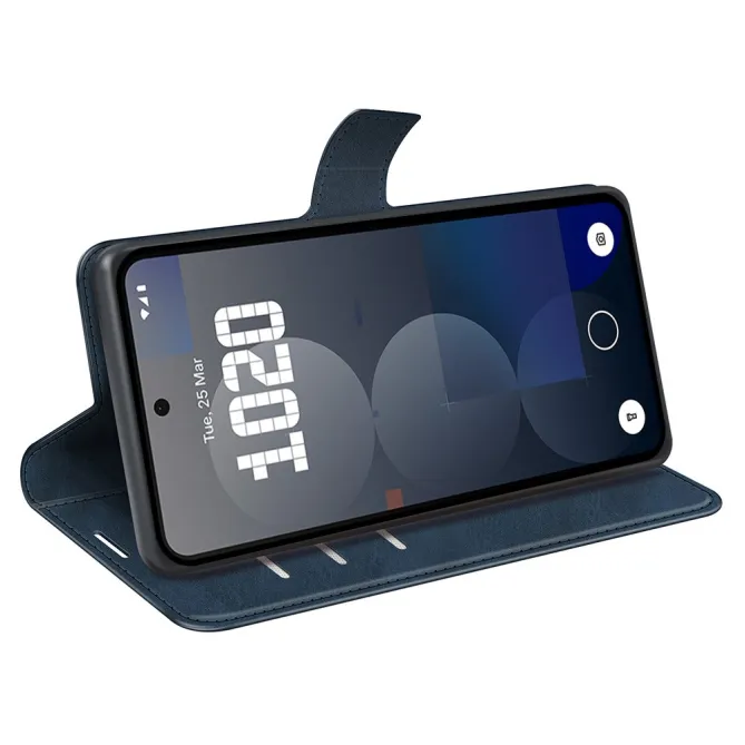 Coque Nothing Phone (3a) Pro Simili Cuir Béquille Protection 2