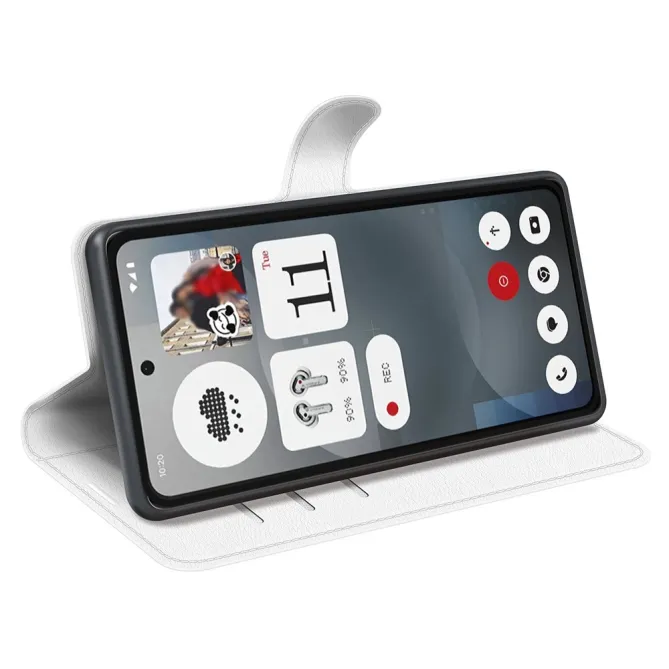 Coque Nothing Phone (3a) Simili Cuir Antichoc Protection 2