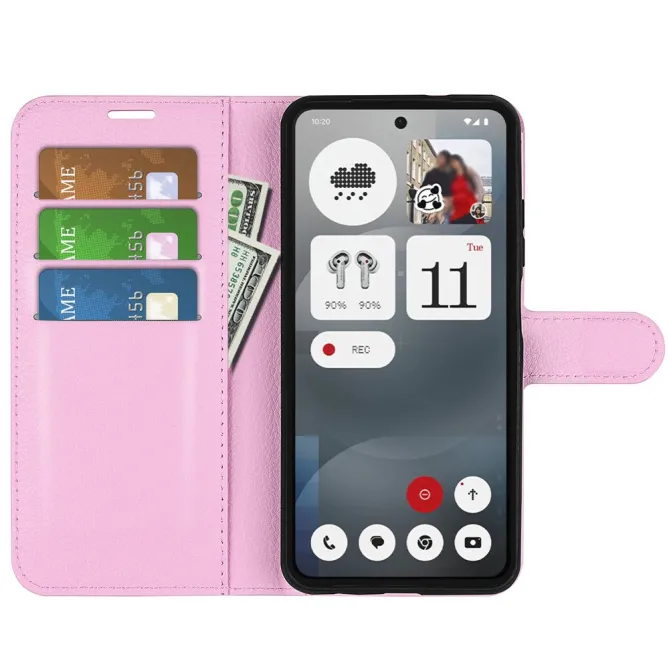 Coque Nothing Phone (3a) Simili Cuir Antichoc Protection 2