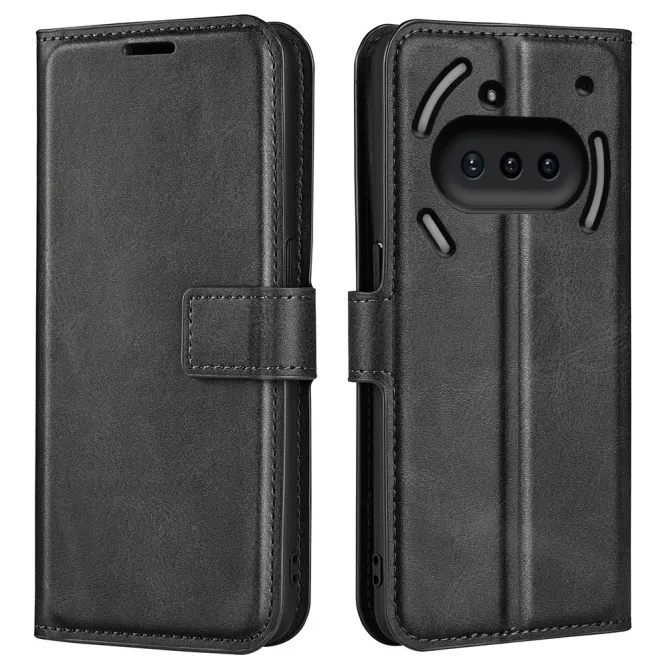 Coque Nothing Phone (3a) Simili Cuir Béquille Protection 2