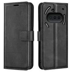 Coque Nothing Phone (3a) Simili Cuir Béquille Protection 2