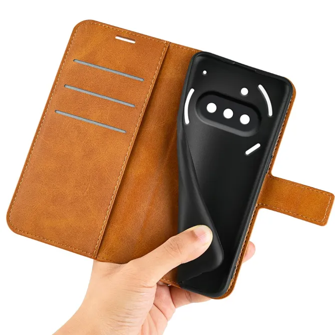 Coque Nothing Phone (3a) Simili Cuir Béquille Protection 2