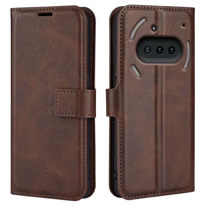 Coque Nothing Phone (3a) Simili Cuir Béquille Protection 2