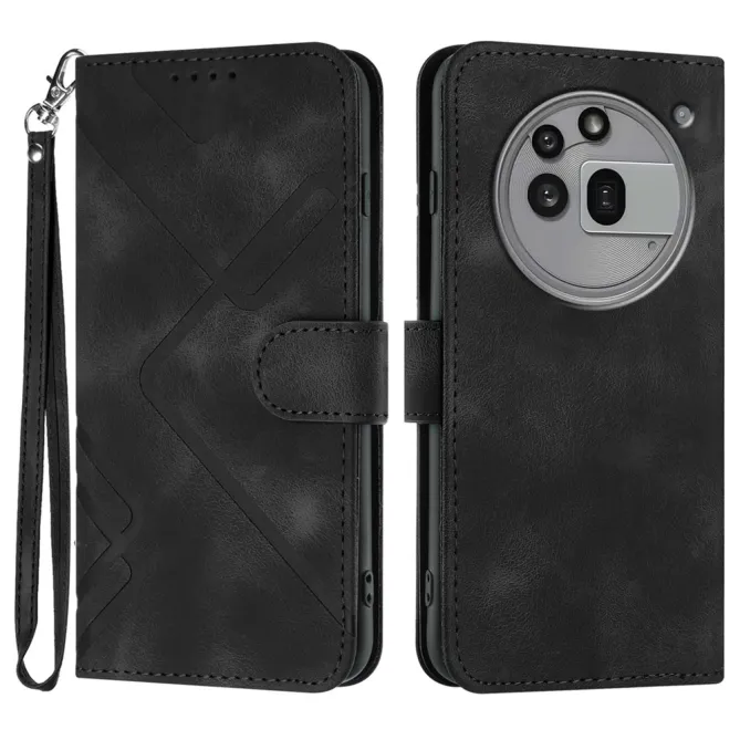 Housse Nothing Phone (3a) Pro Simili Cuir Sangle Porte-Cartes 6