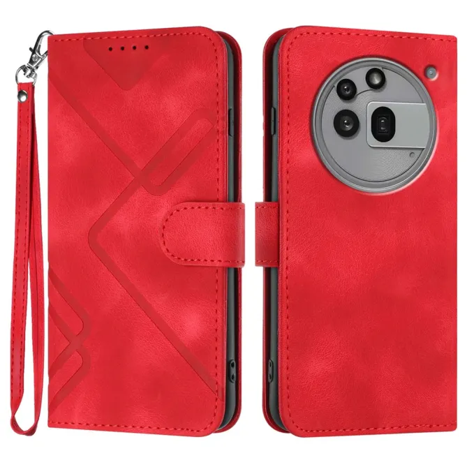 Housse Nothing Phone (3a) Pro Simili Cuir Sangle Porte-Cartes 6