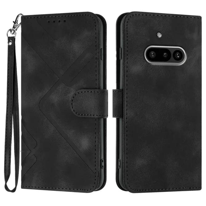 Housse Nothing Phone (3a) Simili Cuir Sangle Porte-Cartes 6