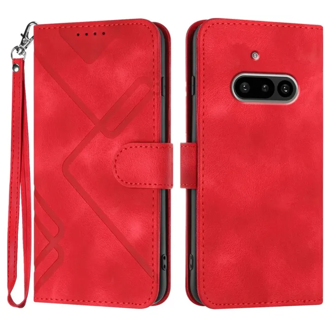 Housse Nothing Phone (3a) Simili Cuir Sangle Porte-Cartes 6