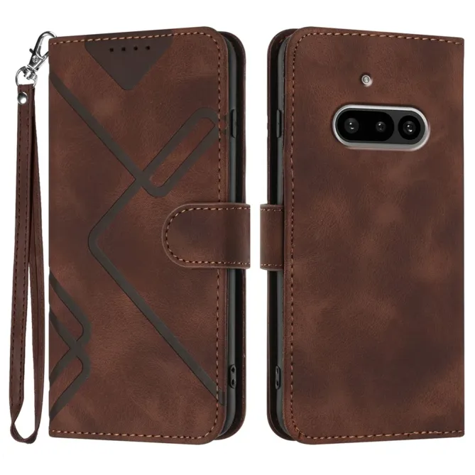 Housse Nothing Phone (3a) Simili Cuir Sangle Porte-Cartes 6