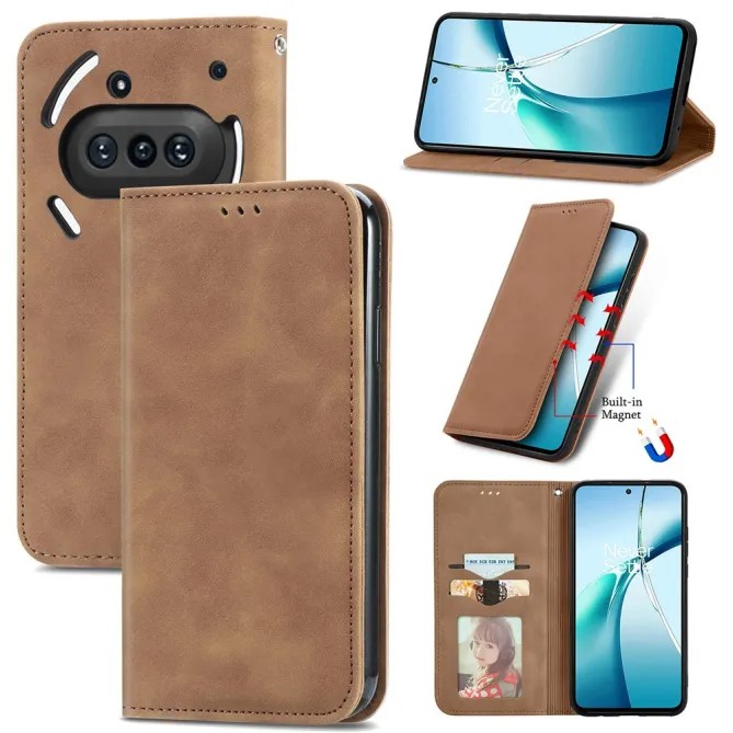Housse Nothing Phone (3a) Simili Cuir Porte-Cartes 7