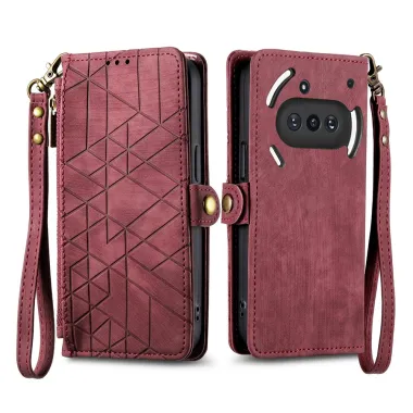 Housse Nothing Phone (3a) Simili Cuir Sangle Porte-Cartes 7
