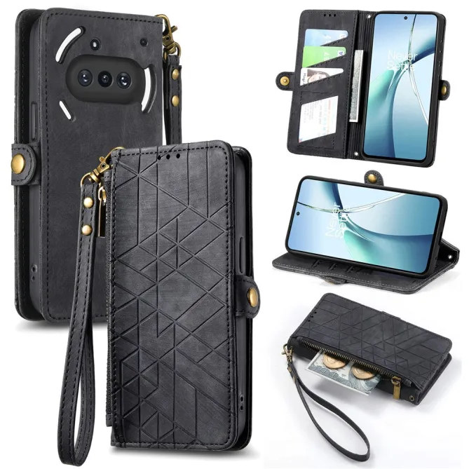 Housse Nothing Phone (3a) Simili Cuir Sangle Porte-Cartes 7