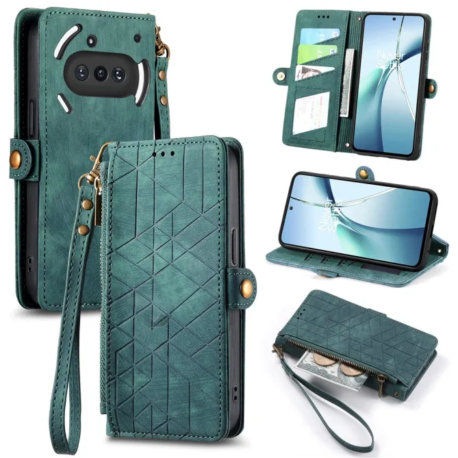 Housse Nothing Phone (3a) Simili Cuir Sangle Porte-Cartes 7