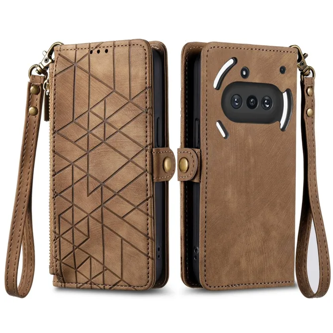Housse Nothing Phone (3a) Simili Cuir Sangle Porte-Cartes 7