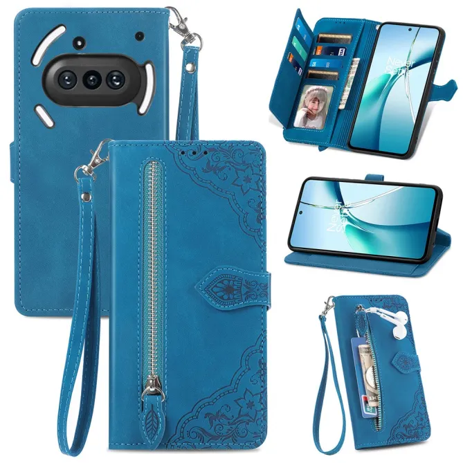 Housse Nothing Phone (3a) Simili Cuir Sangle Porte-Cartes 8