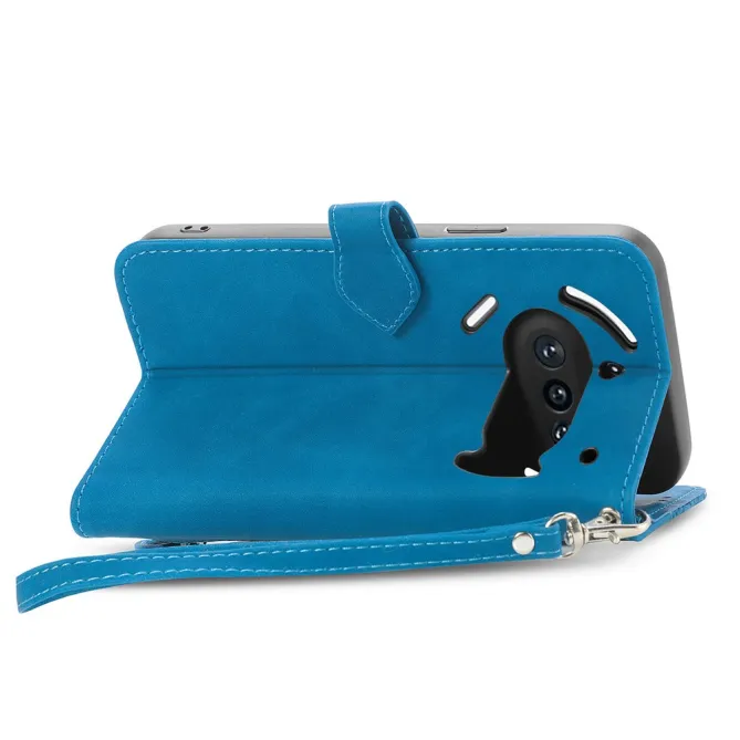 Housse Nothing Phone (3a) Simili Cuir Sangle Porte-Cartes 8