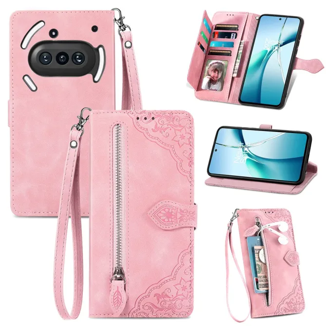 Housse Nothing Phone (3a) Simili Cuir Sangle Porte-Cartes 8
