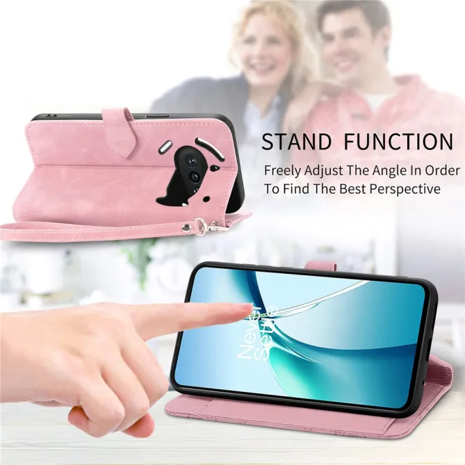 Housse Nothing Phone (3a) Simili Cuir Sangle Porte-Cartes 8