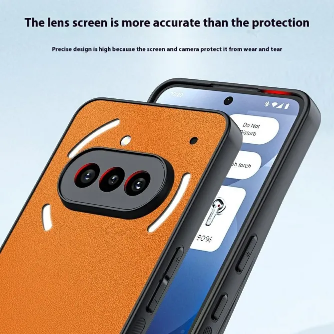 Coque Nothing Phone (3a) Simili Cuir Antichoc Protection 3