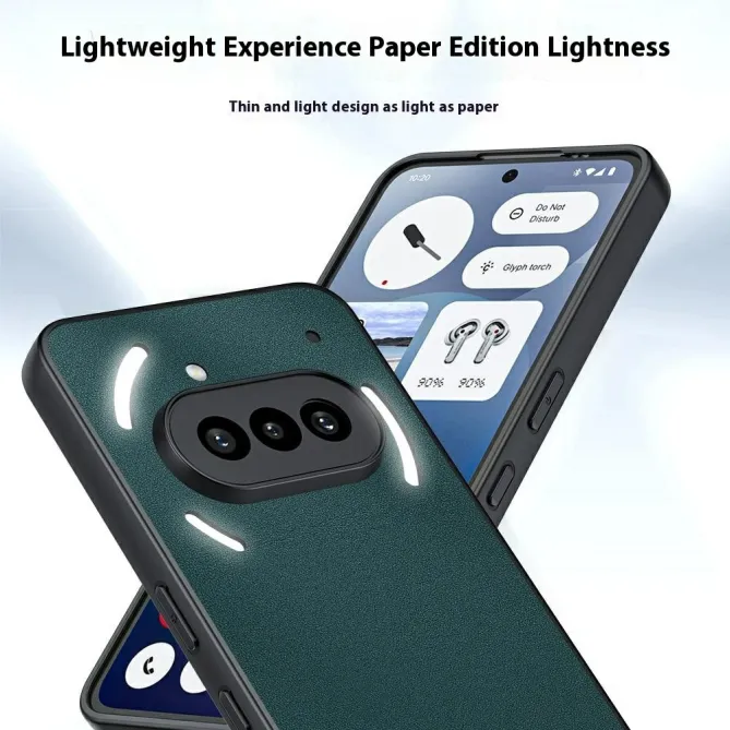 Coque Nothing Phone (3a) Simili Cuir Antichoc Protection 3